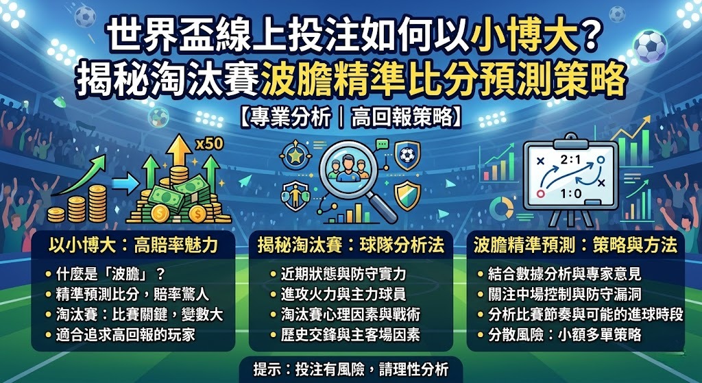 揭秘淘汰賽波膽精準比分預測策略