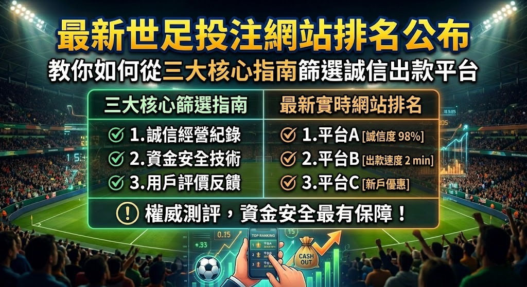 教你如何從三大核心指南篩選誠信出款平台